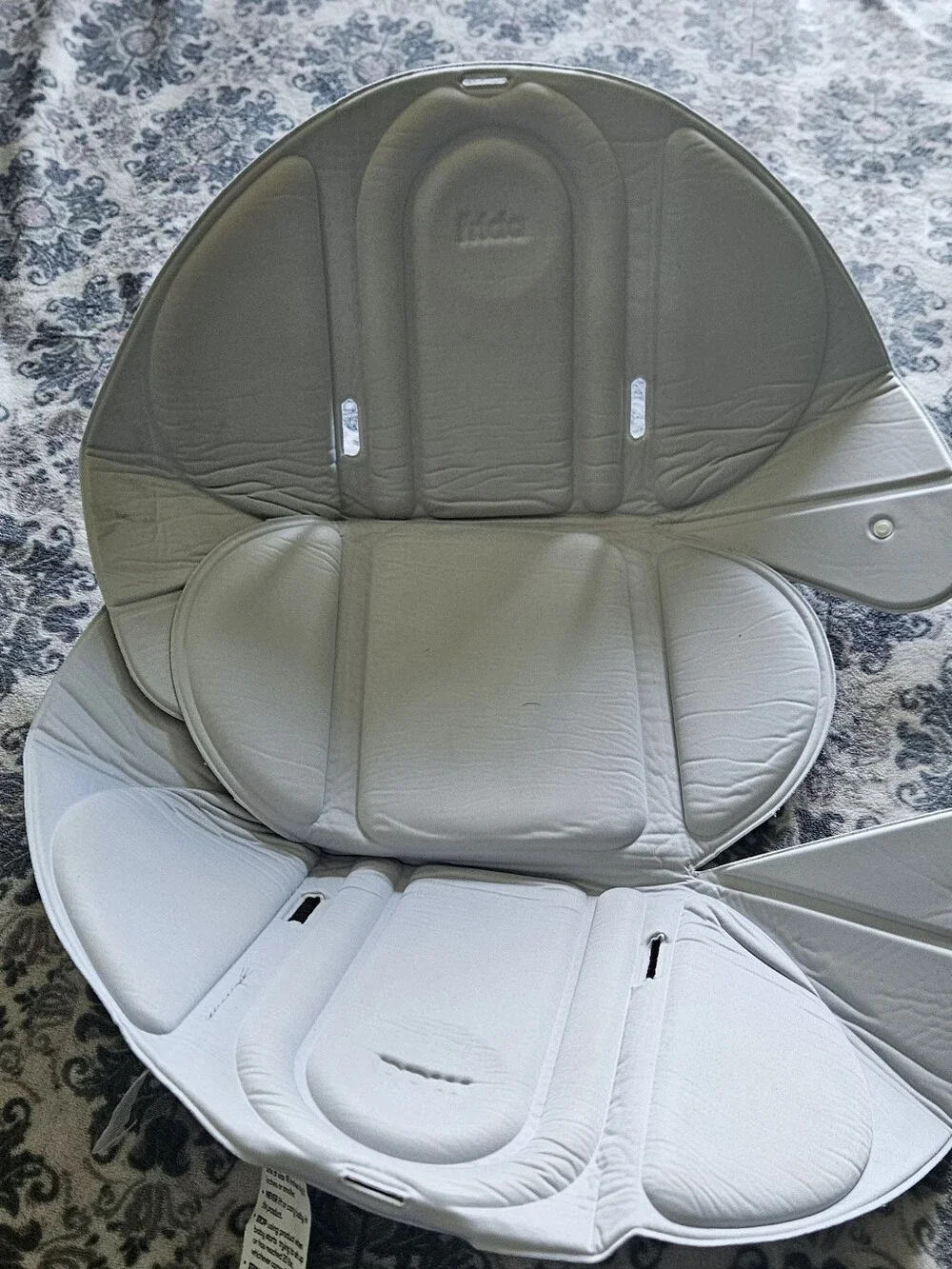 Foldable Light Gray Baby Bath Insert